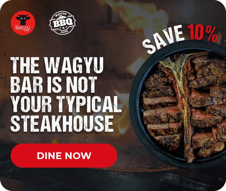 The Wagyu Bar banner save 10%
