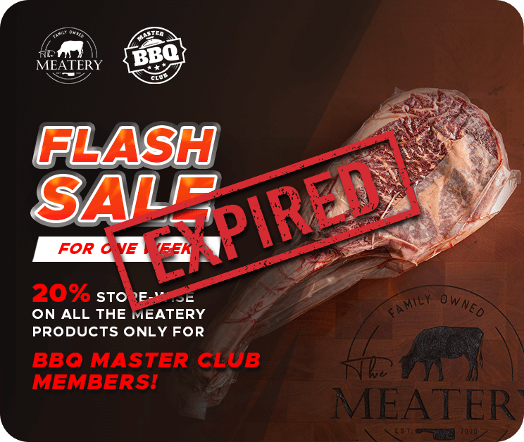 MEATERY FLASH SALE banner expired