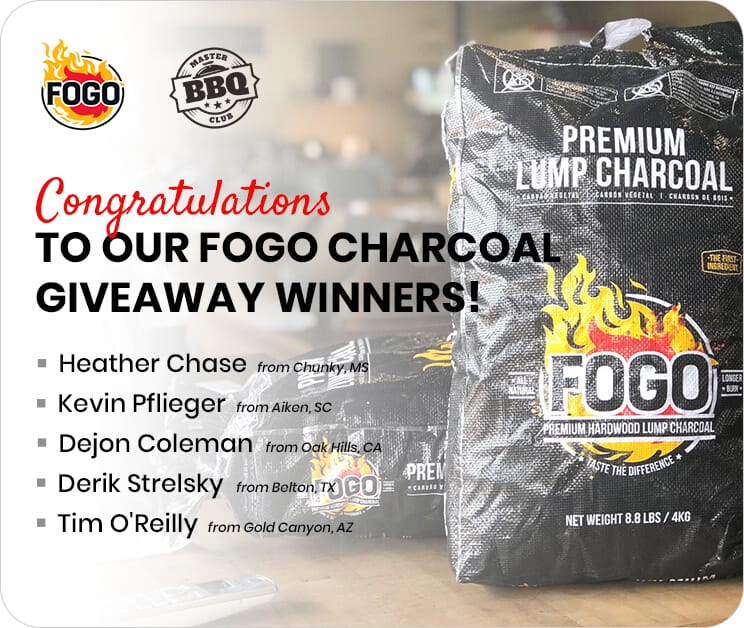 Fogo giveaway winners Banner